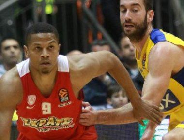 Euroleague: Νικητής με 81-72 ο Ολυμπιακός ενάντια στην Μακάμπι